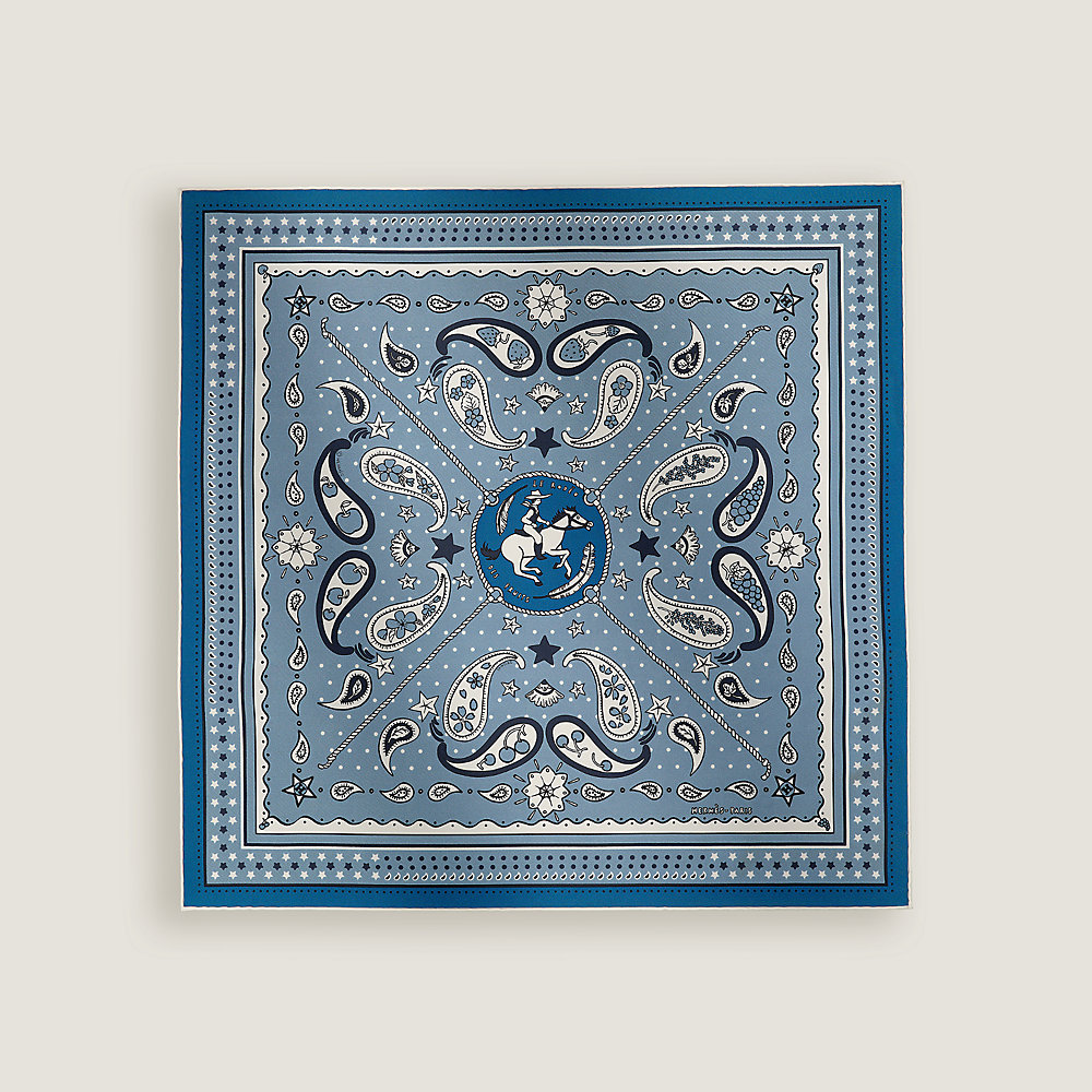 HERMES バンダナ Le Rodeo des Fruits bandana 55 直営店包装 Le Rodeo des Fruits bandana 55 | Hermès Mainland China